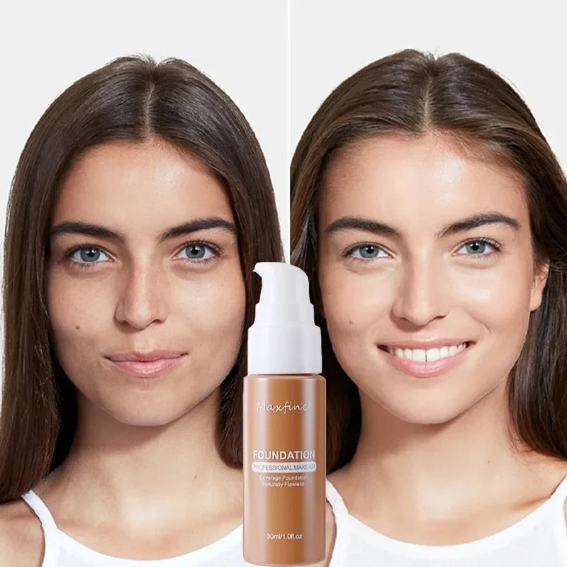 Rynx | Liquid Face Foundation Cream Oil Control BB Cream Matte Base Brightening Concealer Long-lasting Full Coverage Women's Makeup Cosmetics