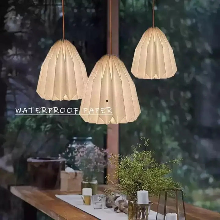 Lisslune | Elegant origami-inspired paper lantern