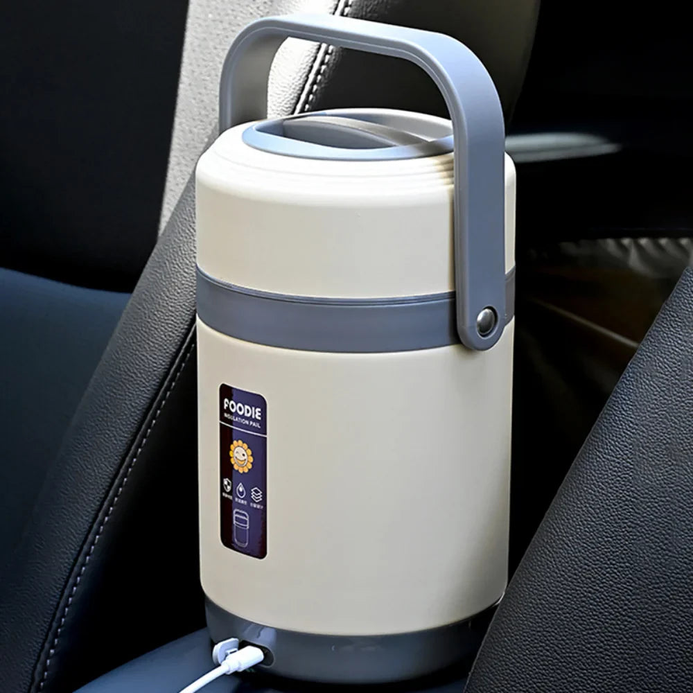Lisslune | LunchJoy | Electric Lunchbox | Heats constantly | Enjoy healthily