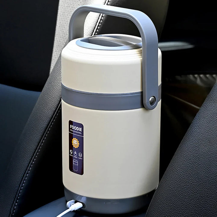 Lisslune | LunchJoy | Electric Lunchbox | Heats constantly | Enjoy healthily