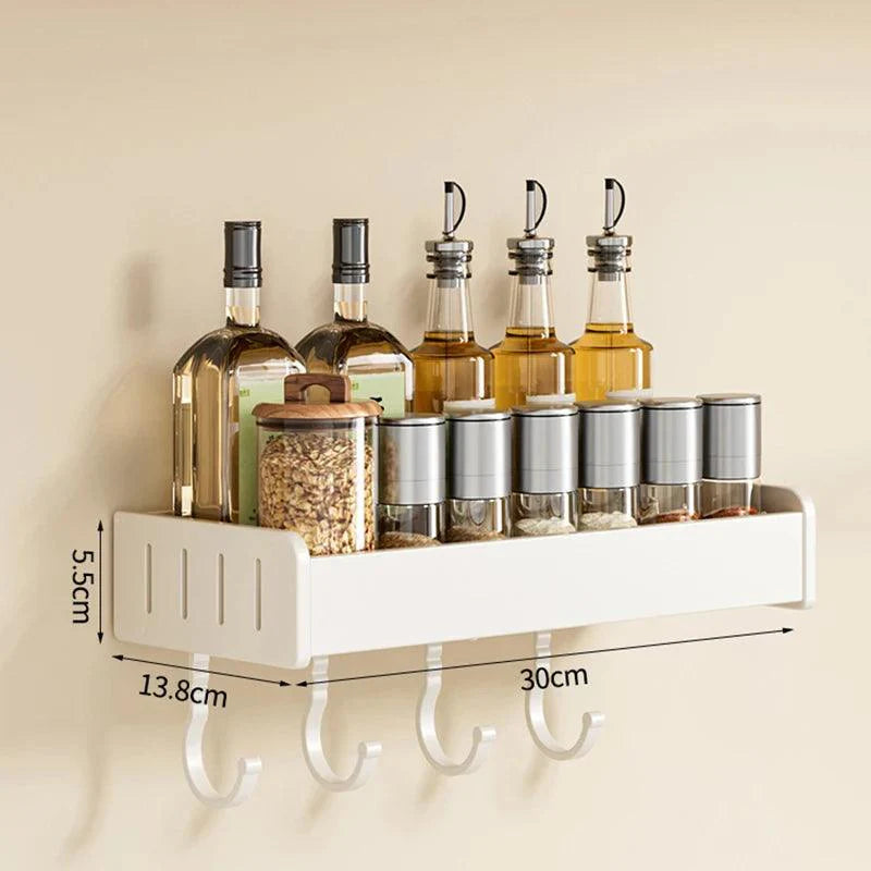Lisslune | Space-saving aluminum kitchen shelf system