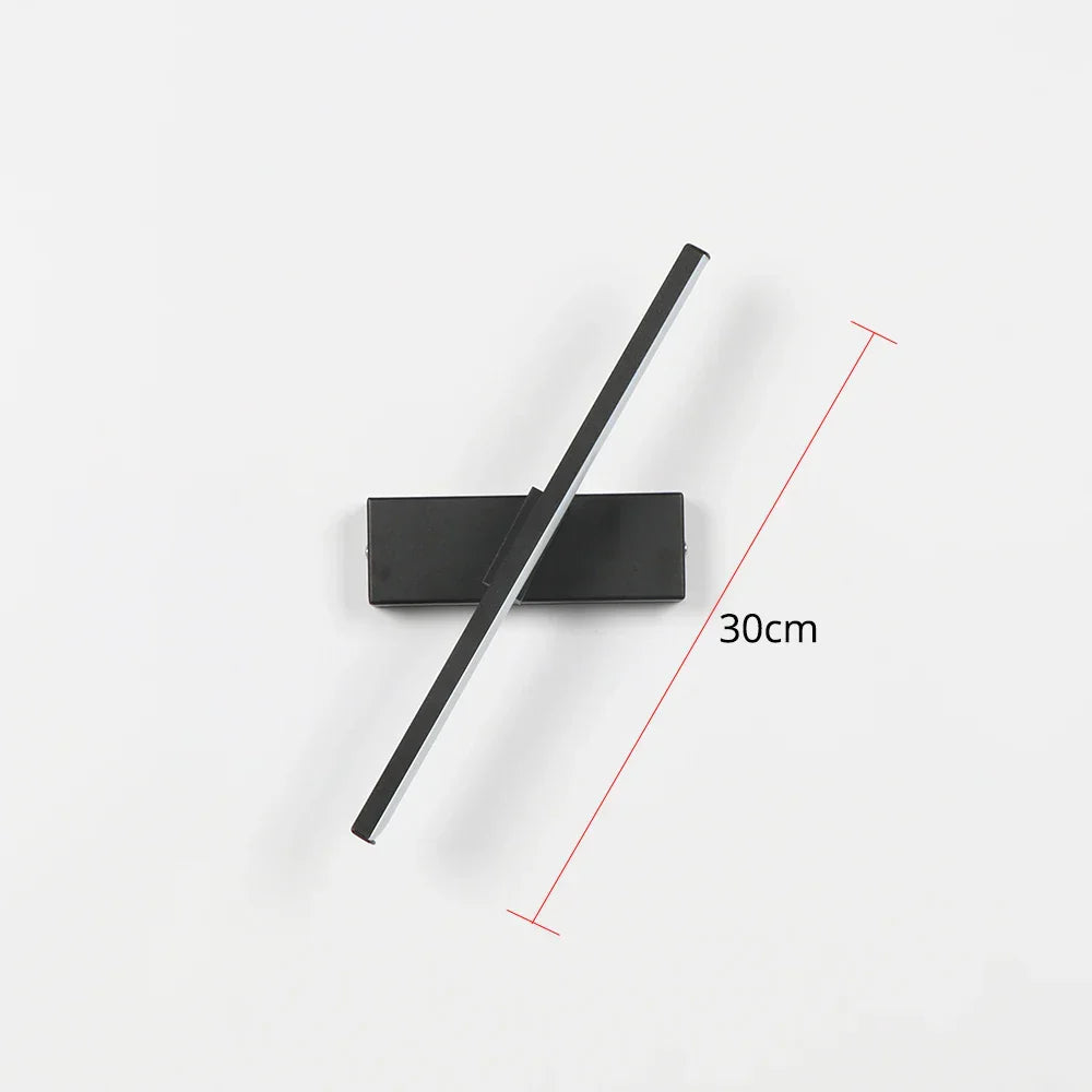 Lisslune | Modern rotating bedroom bedside wall lamp - Adjustable LED wall lamp socket