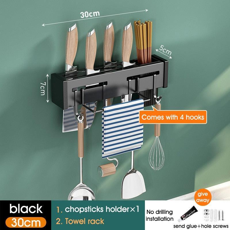 Lisslune | Slim adjustable aluminum kitchen organizer for effortless elegance