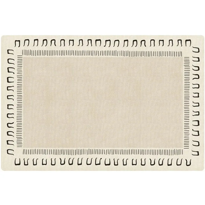 Rynx | French Bedroom Nightstand Decorative Pillow Cream Style Living Room Large Area Rug Soft Plush Wardrobe Coffee Table Rugs Carpet