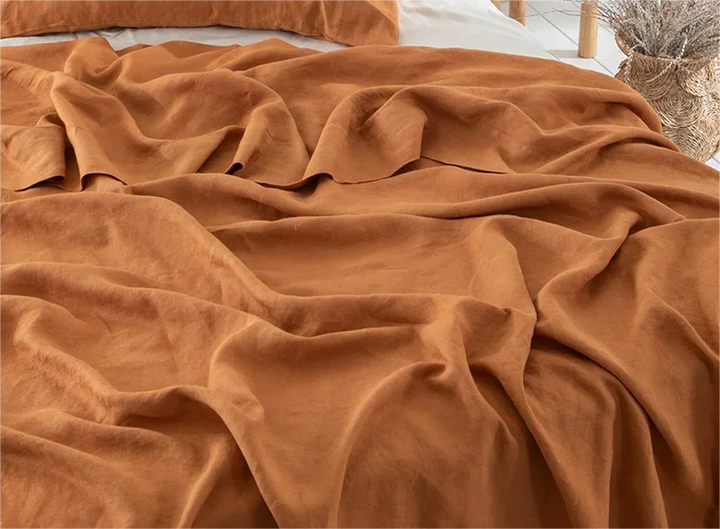 Lisslune | BedBreeze | Linen Bed Sheet
