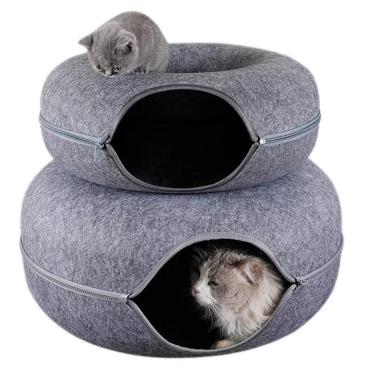 Lisslune | Purrfect Play & Relax Tunnel Bed - Interactive Cat Retreat