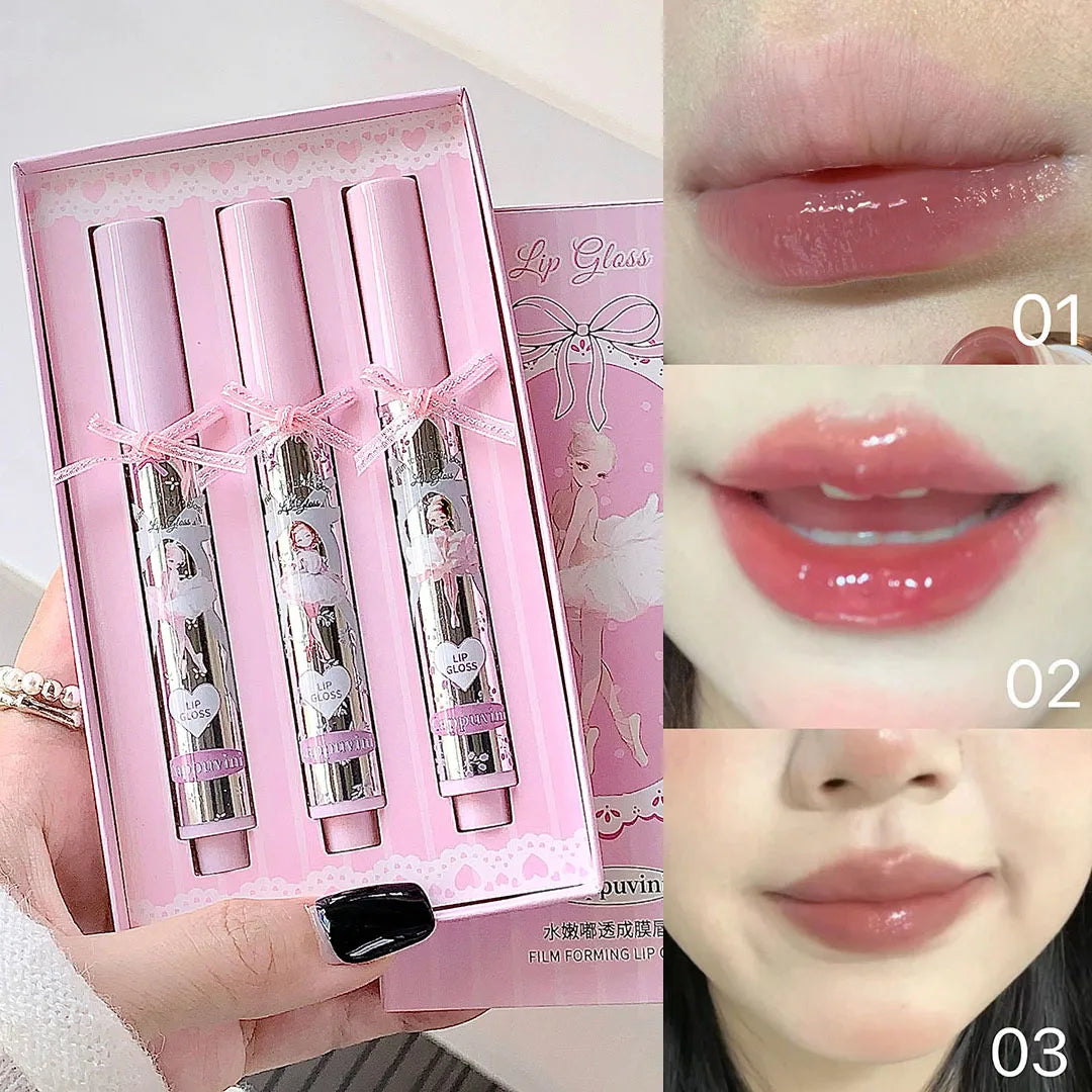 Rynx | Ballet Girls Membrane Lip Gloss Long-lasting Non-smudging Hydrating Water-glow Finish Suitable for All-day Use