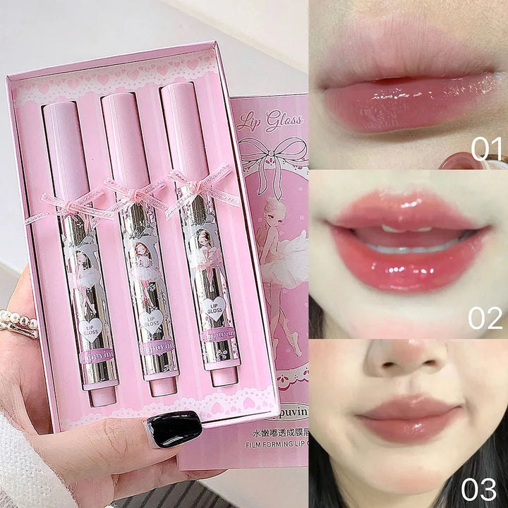Rynx | Ballet Girls Membrane Lip Gloss Long-lasting Non-smudging Hydrating Water-glow Finish Suitable for All-day Use