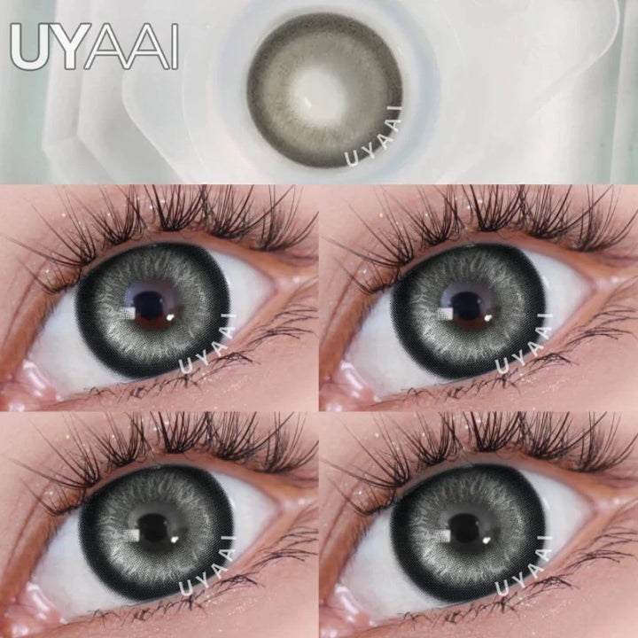 Rynx | 1 Pair Colored Contact Lenses for the Eyes Free Shipping Brown Lens Blue Lenses Gray Contact Lenses Fashion Lenses Korean Lenses