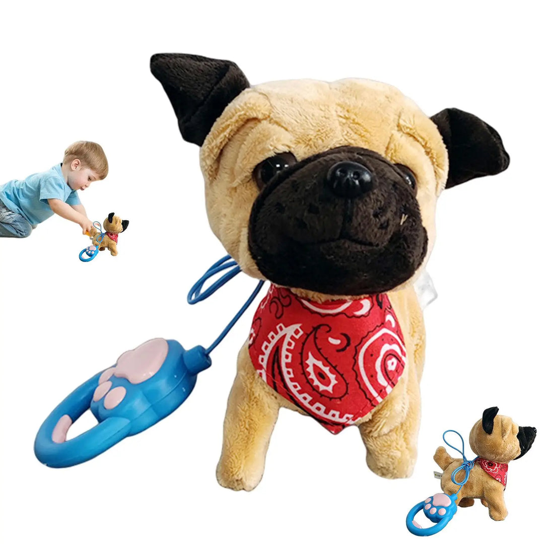 Lisslune | Interdraft Plush Puppy Toy – Electronic Pet with Remote Control & Leash – Walking & Barking Dog for Kids