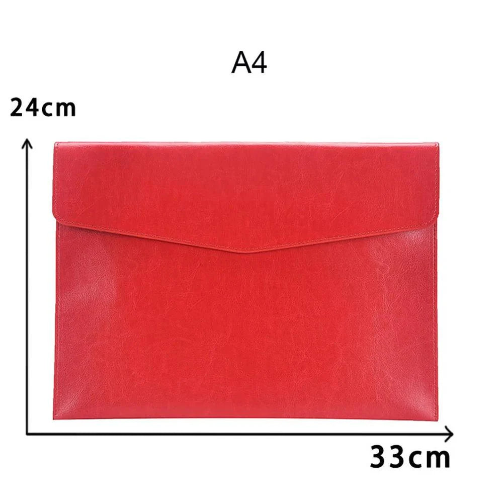 Lisslune | Elegant PU leather business portfolio with plenty of storage