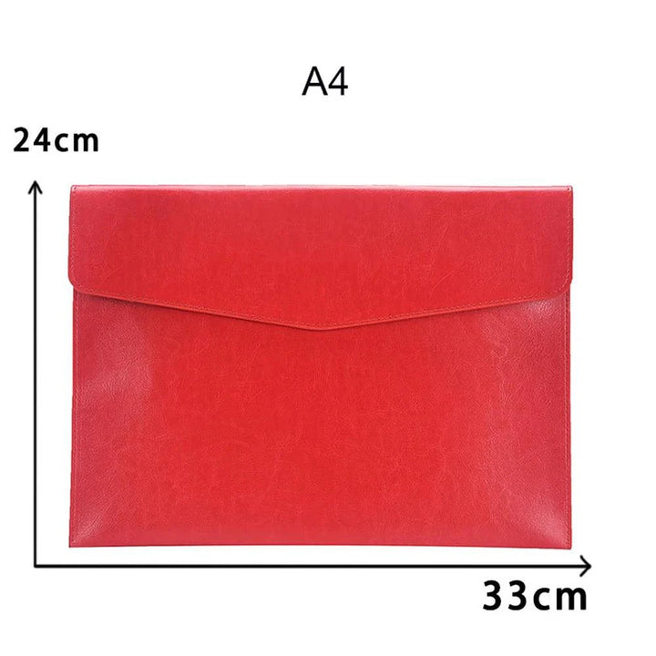Lisslune | Elegant PU leather business portfolio with plenty of storage
