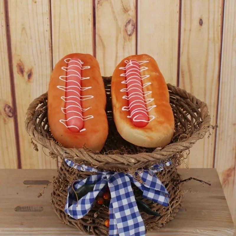 Lisslune | Synthetic Baguette Keychain and Decor for Home, Photography and Kitchen Display