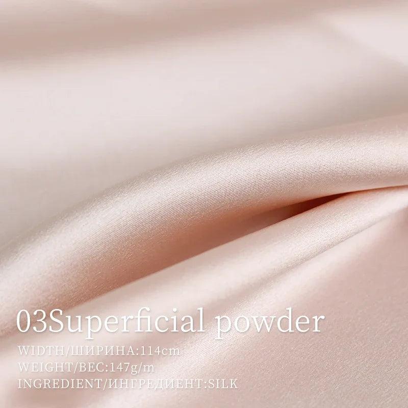 Lisslune | Opulent Red Raspberry 30 Momme Heavy Satin Silk Fabric for Refined Dress Couture and Couture Creations