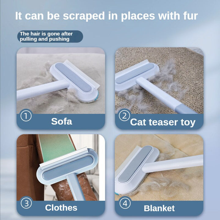 Lisslune | 3in1 Pet Hair Lint Remover Window Cleaner Brush
