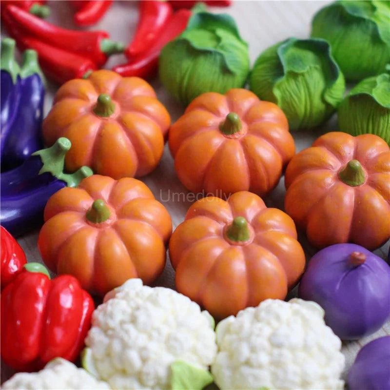 Lisslune | 1/6 scale miniature dollhouse pumpkin vegetable toy for Blyth BJD doll accessories