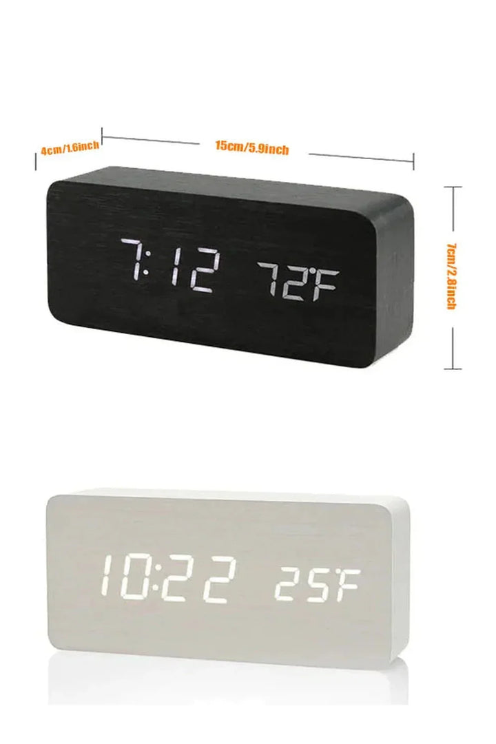 Lisslune | Wood LED Digital Clock