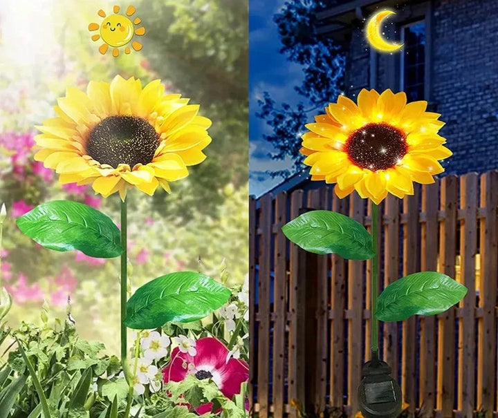Lisslune | Waterproof Solar Sunflower Lamp for Garden & Terrace