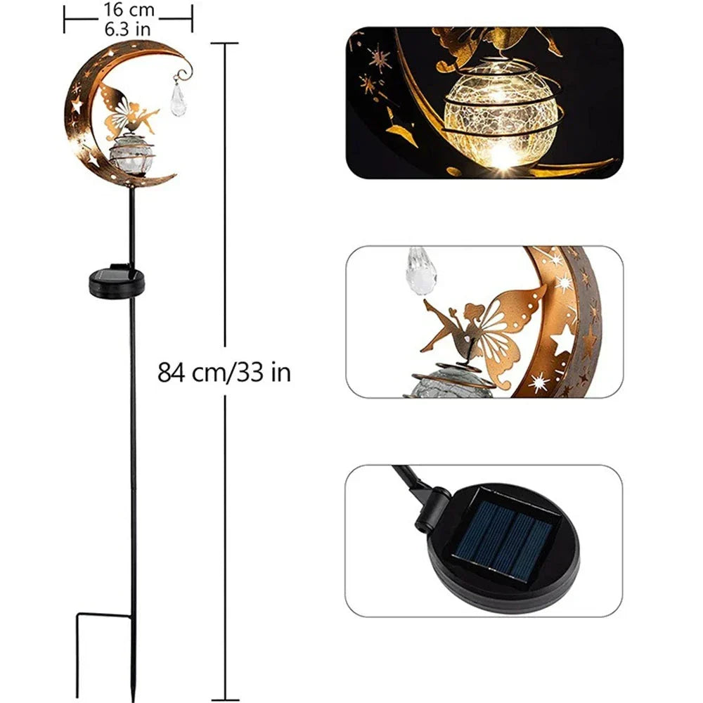 Lisslune | Enchanting Solar Moon Garden Light