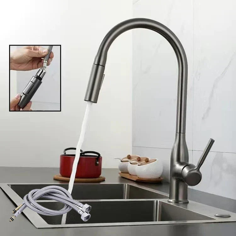 Lisslune | PureFlow - Kitchen Tap with Retractable Hand Shower