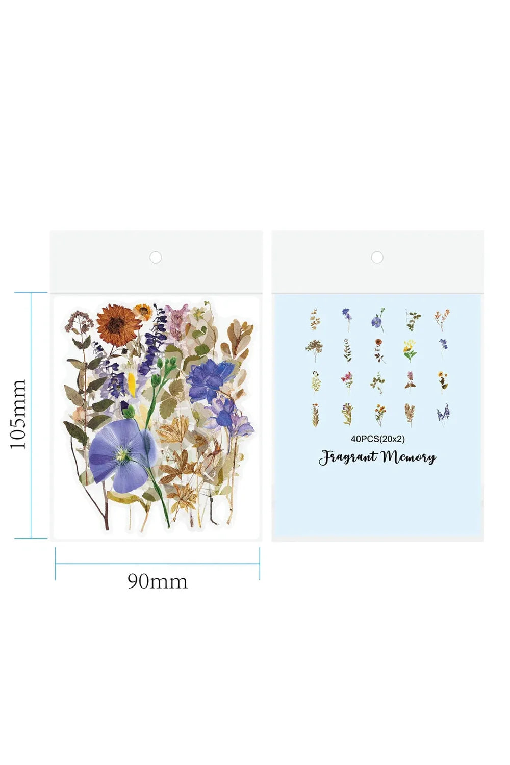 Lisslune | floral scrapbooking stickers