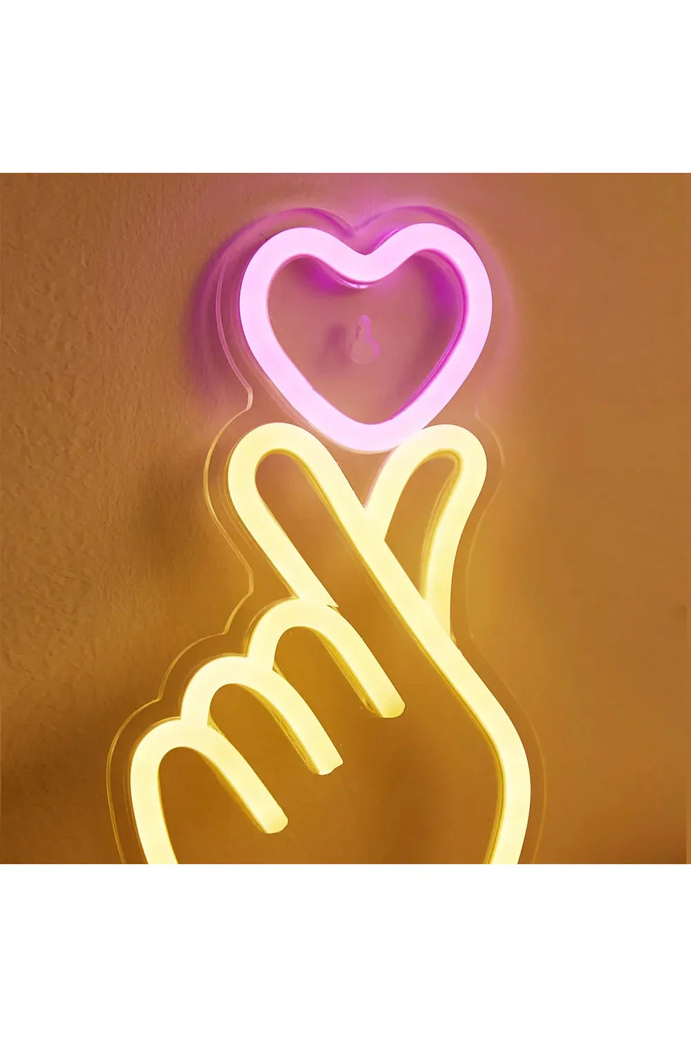 Lisslune | Hand Heart LED Neon
