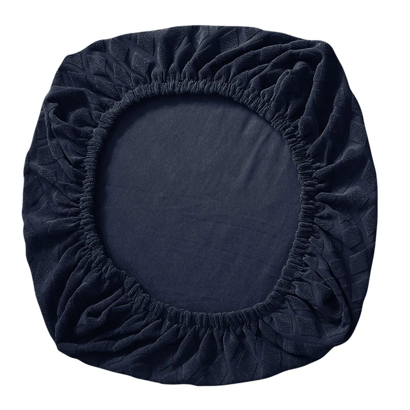 Lisslune | Spandex elastic office chair cover Jacquard seat covers pineapple mesh fleece protective cover elastic computer seat protector