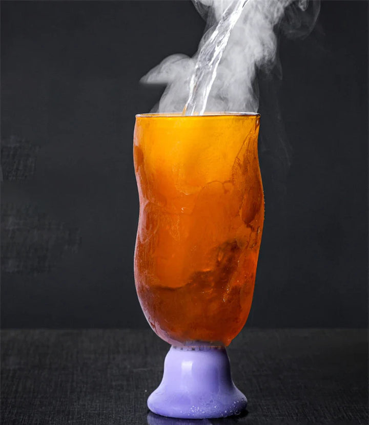 Rynx | Color borosilicate glass cup S curve wave shape heat-resistant glass jug red wine cocktails coffee ice water cup