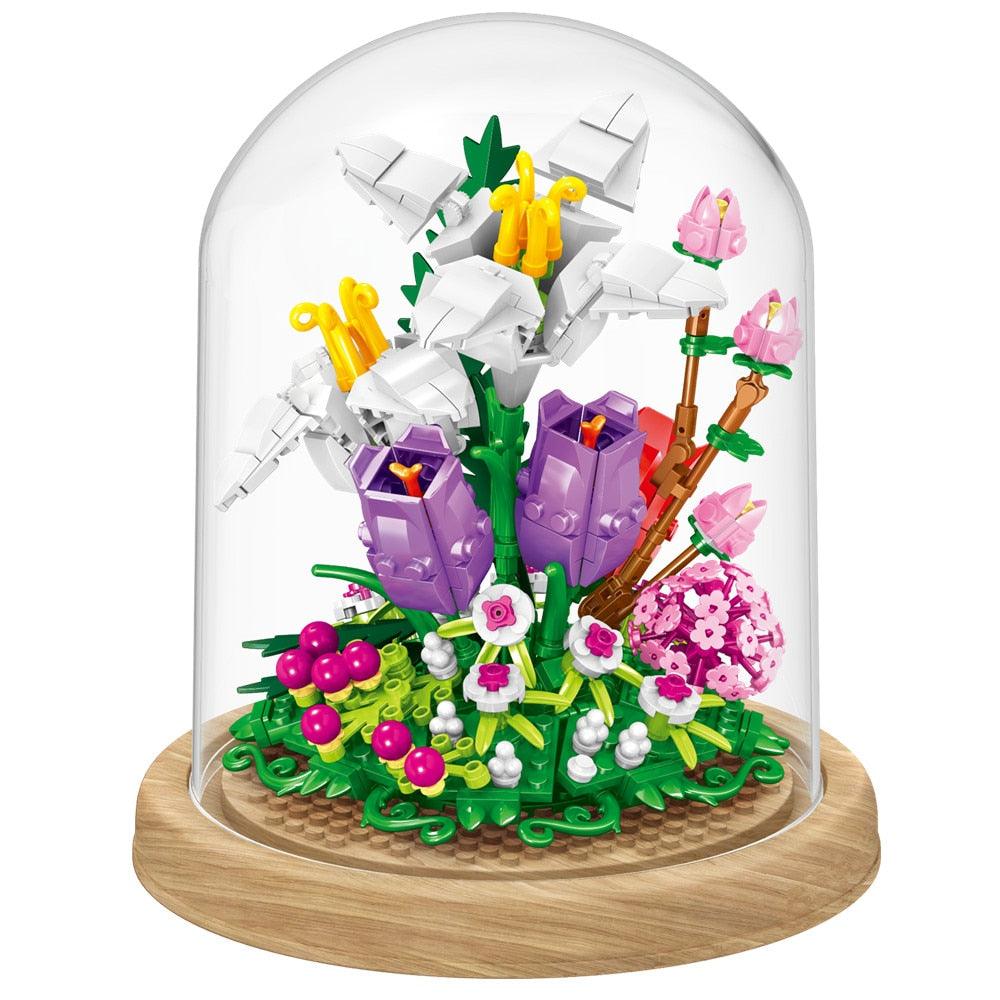 Lisslune | Eternal Orchid Artistry DIY Craft Kit - Create Timeless Flower Arrangements