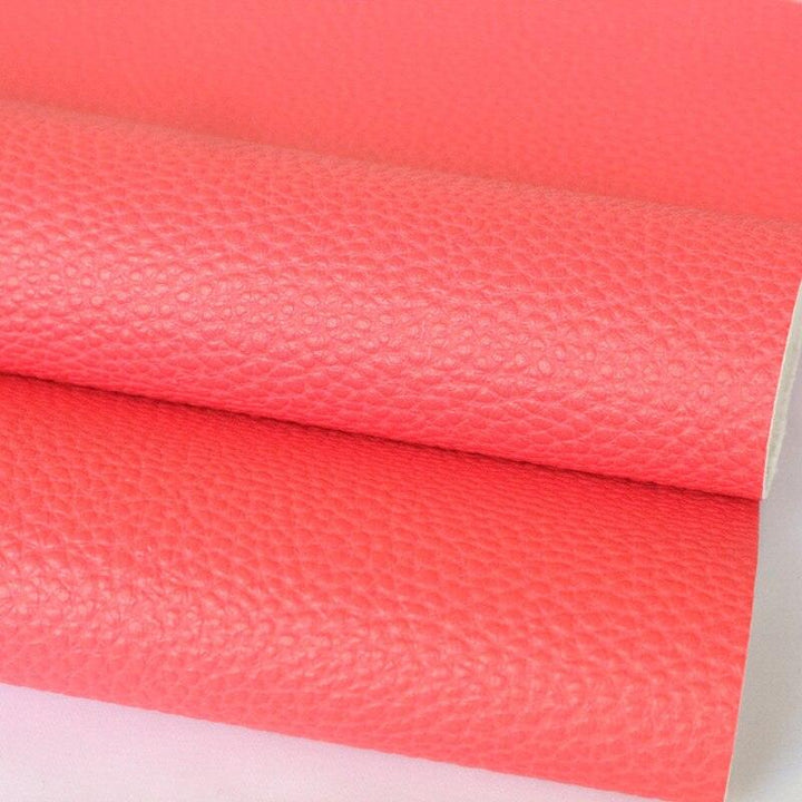 Lisslune | Elegant Lychee Pattern Vegan Leather Craft Sheet - A4 Size for Creative Projects