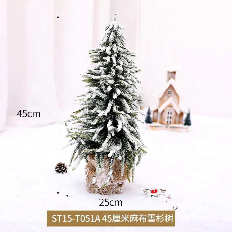 Rynx | Mini PE Christmas tree decoration Pine Topping Table Christmas tree Christmas home Party Wedding decoration New Year's gift
