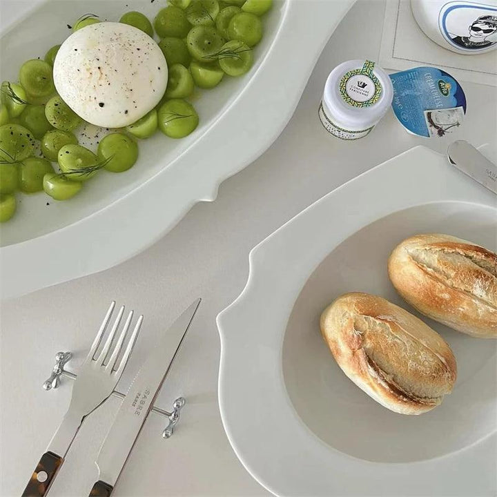Lisslune | Elegant Organizer for Cutlery and Dishes - Sleek Zinc Alloy Cutlery Holder