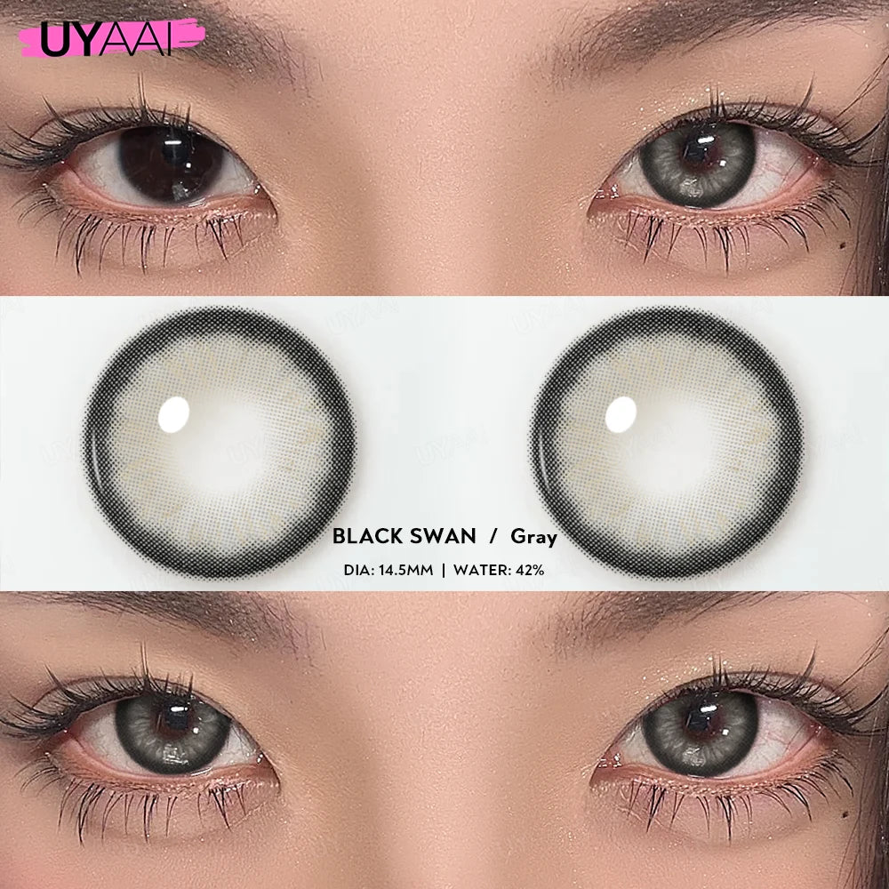 Rynx | 0~600 Myopia Natural Brown Colored Contact Lenses Gray Colored Lenses with Diopters Optical Lenses for Women Free Shipping