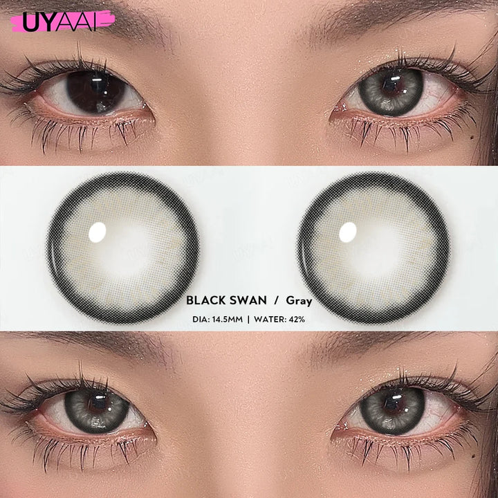 Rynx | 0~600 Myopia Natural Brown Colored Contact Lenses Gray Colored Lenses with Diopters Optical Lenses for Women Free Shipping