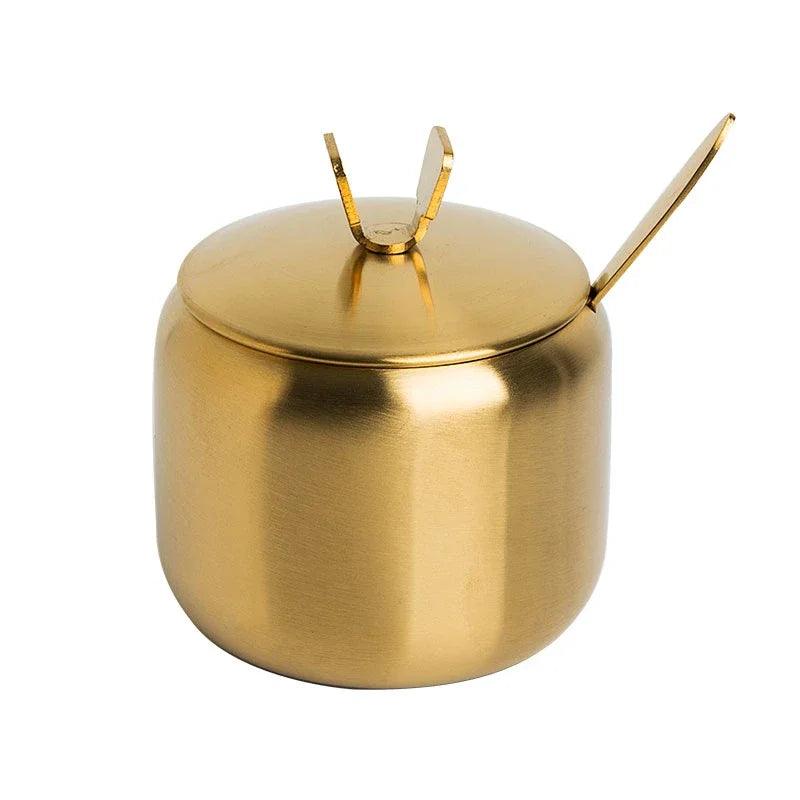 Lisslune | Elegant Stainless Steel Spice Organizer Set for a Modern Kitchen