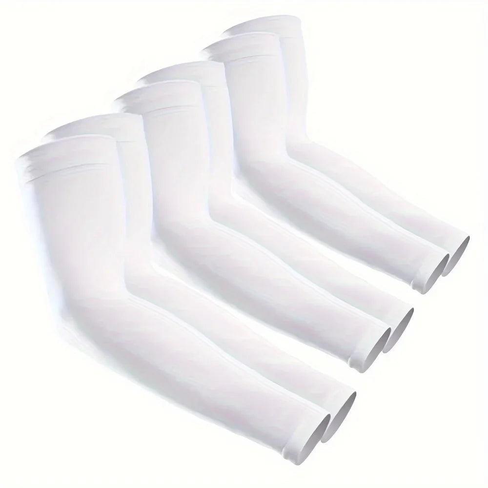 Rynx | 3 Pair Unisex Sun Protection Arm Sleeves Breathable Cooling Arm Guards for Outdoor Activities Cycling Running Mountaineering