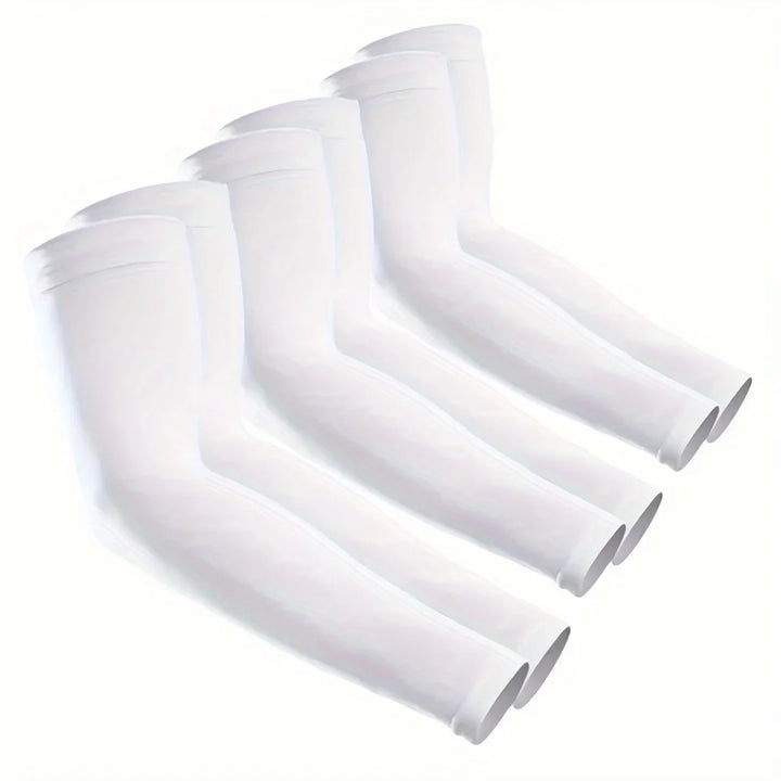 Rynx | 3 Pair Unisex Sun Protection Arm Sleeves Breathable Cooling Arm Guards for Outdoor Activities Cycling Running Mountaineering
