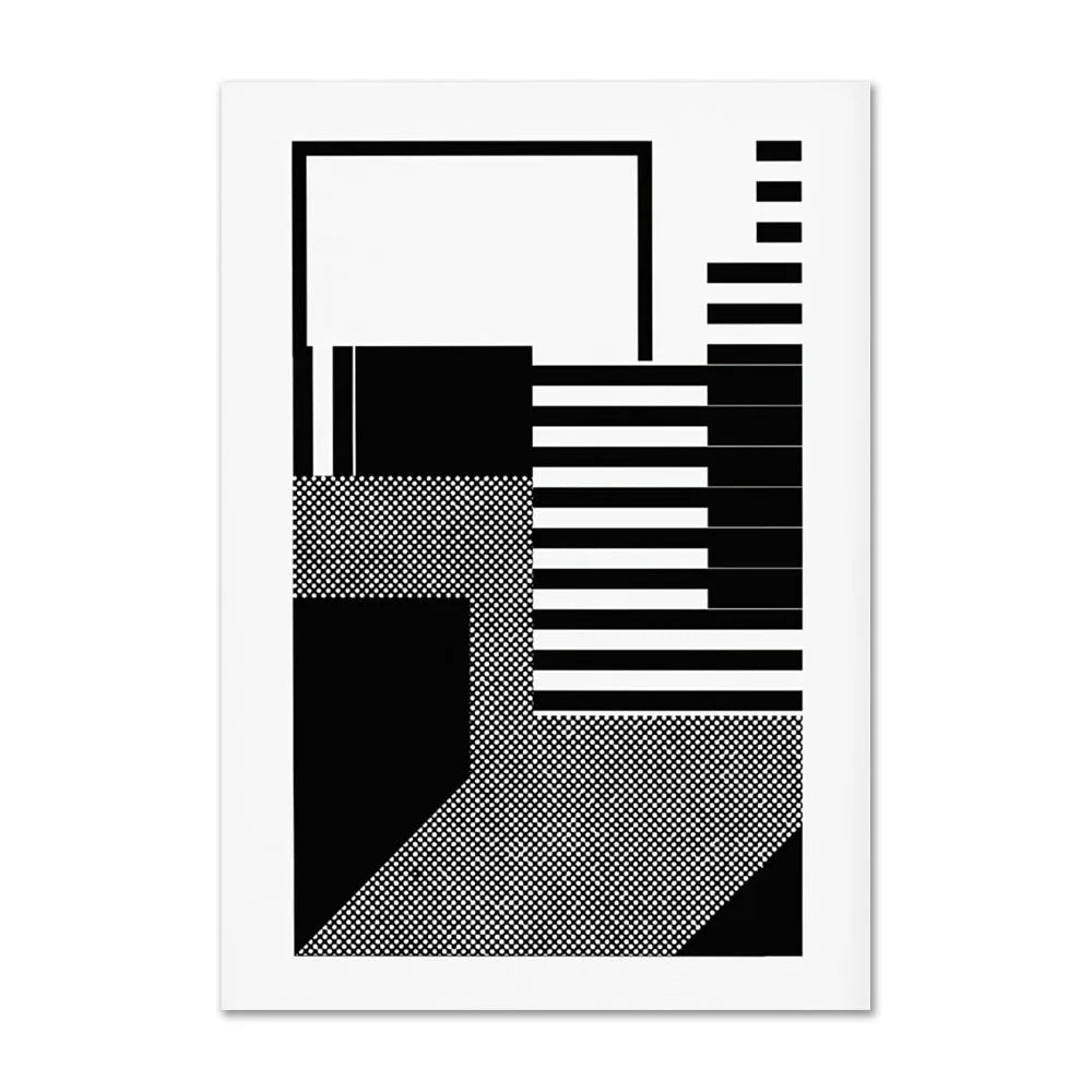 Lisslune | Monochrome Canvas Poster