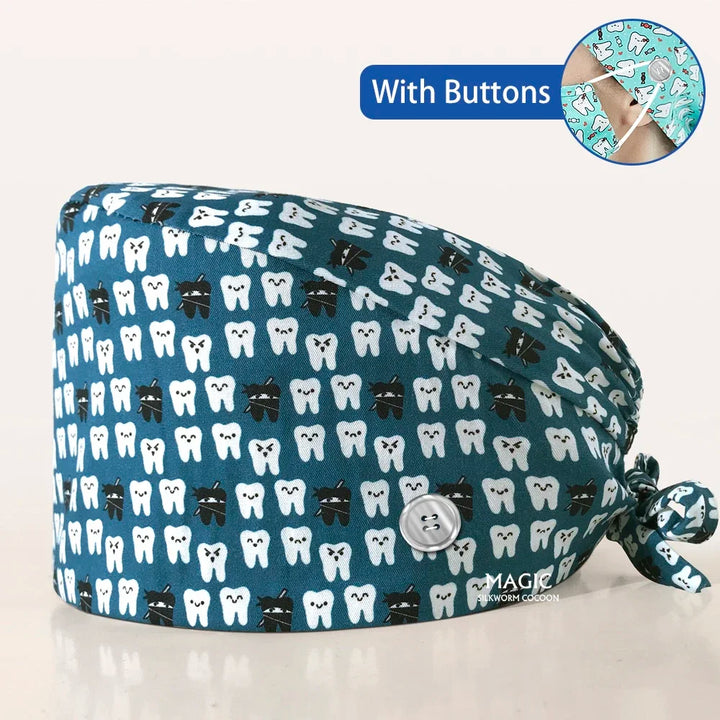 Lisslune | Tooth pressure customizable medical hats for dental and caregiving use