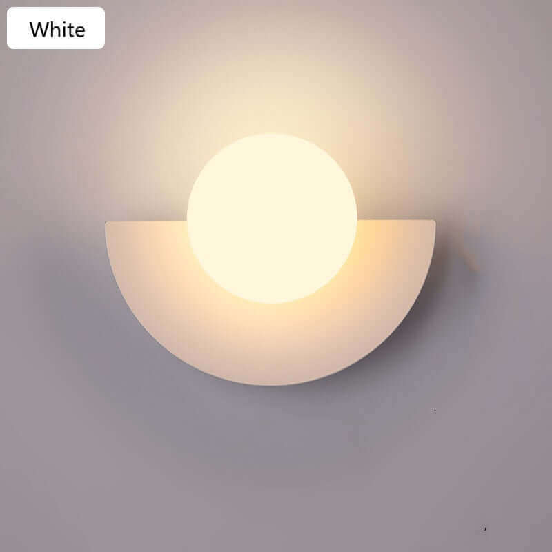 Lisslune | Half Moon Metal Wall Light. Available in 2 different sizes and various colors.