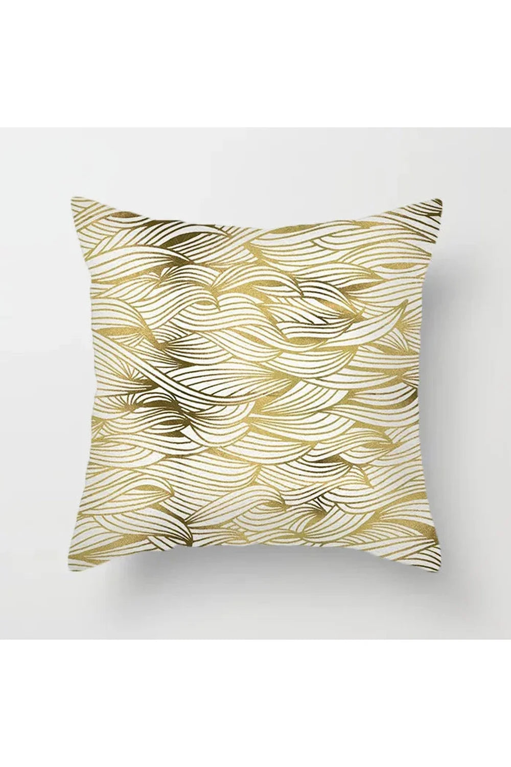Lisslune | Yellow leaf polyester pillowcase