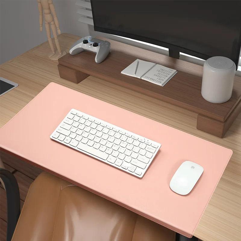 Lisslune | PU leather desk mat with adjustable elbow and wrist support