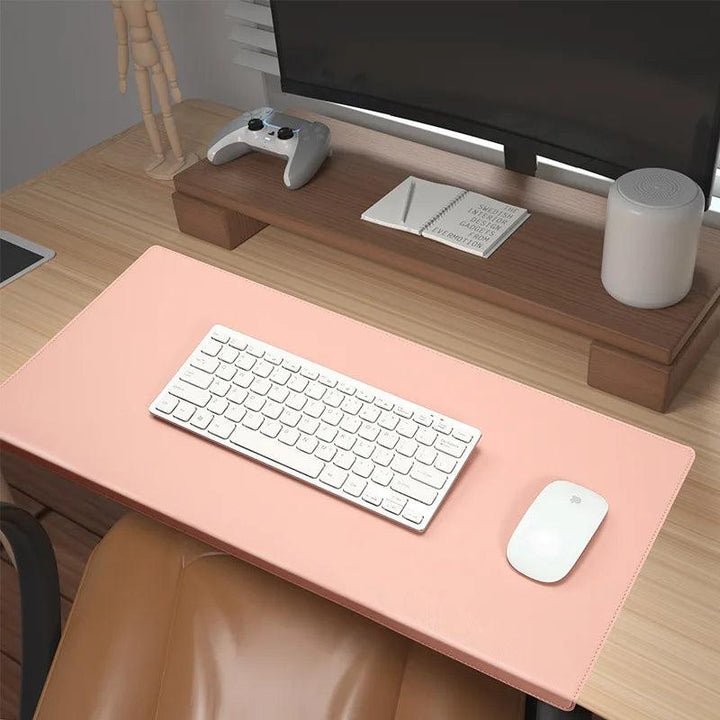 Lisslune | PU leather desk mat with adjustable elbow and wrist support