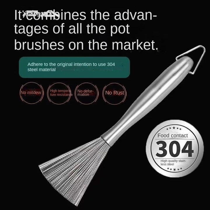 Lisslune | Long Handle Nano Pot Cleaning Brush