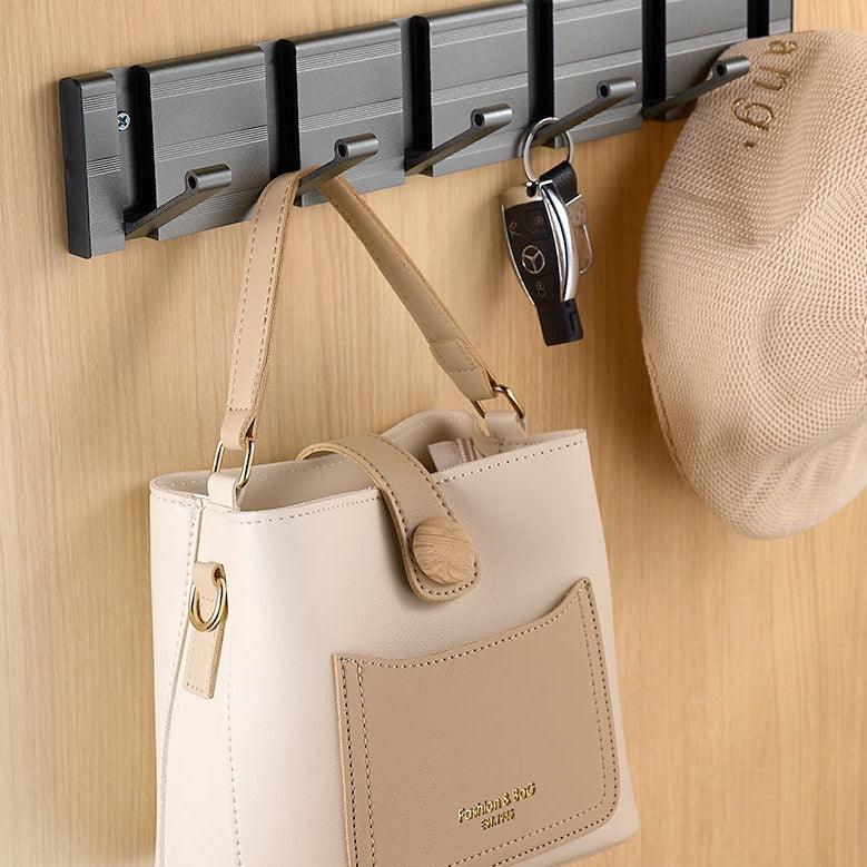 Lisslune | Modern Electroplated Aluminium Wall Hook Set - Elegant Storage Solution