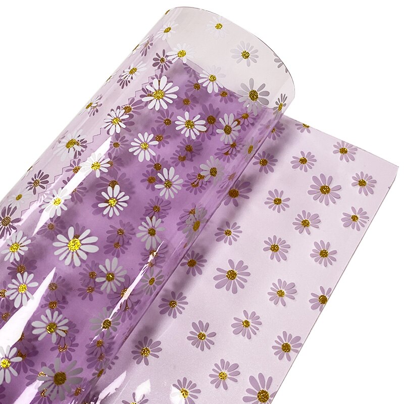 Lisslune | Floral Elegance PVC Craft Film for Creative Home Decor and DIY Projects