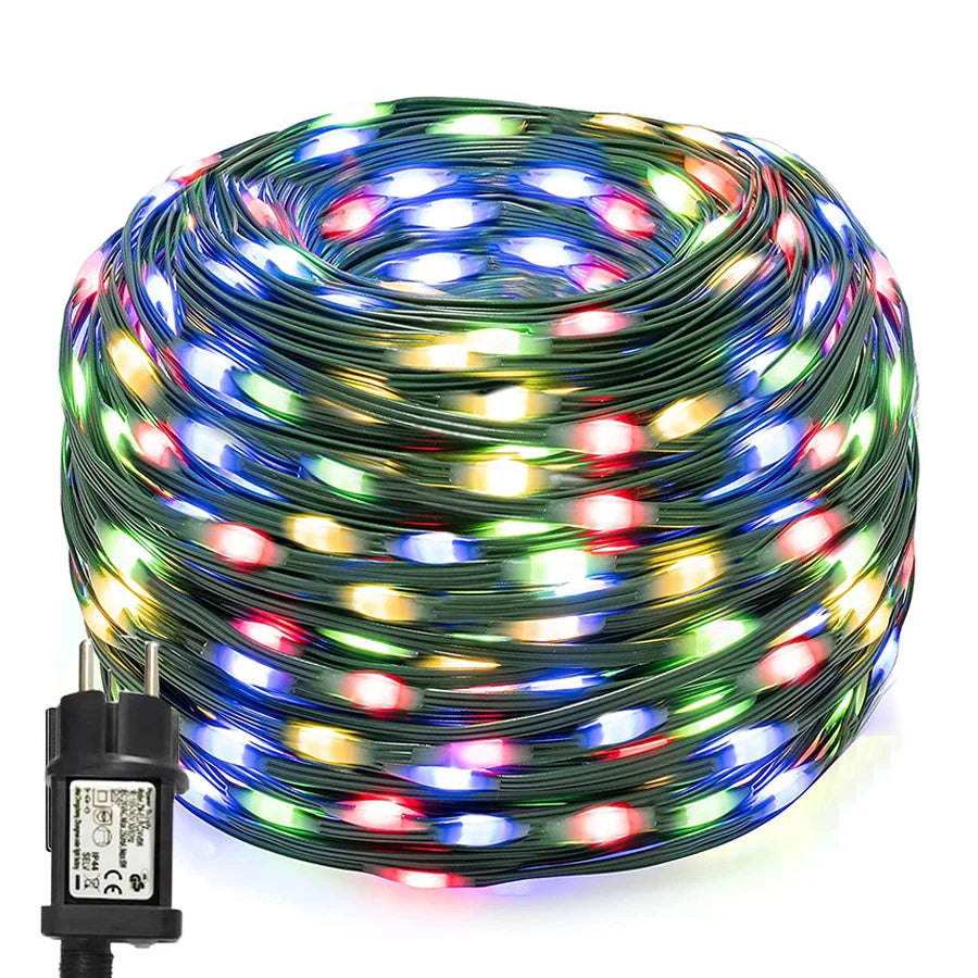 Lisslune | VerdeLicht Waterproof LED Garland – Outdoor Lighting for Garden and Terrace