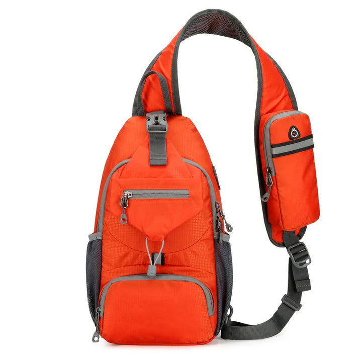 Lisslune | SecurePack | Anti-Theft Waterproof Multi-Pocket Shoulder Backpack – Lightweight Crossbody Travel Bag