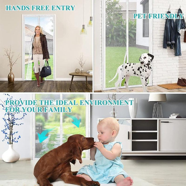 Lisslune | Summer Breeze Magnetic Door Screen - Effortless Insect Protection for Any Room
