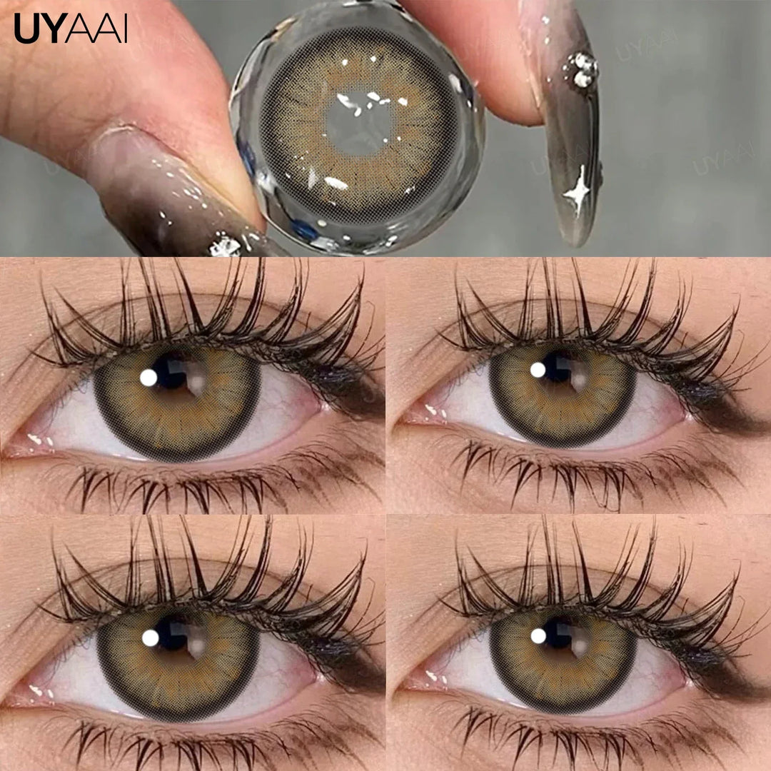 Rynx | Green contact lenses for eyes Cosmetic gray eye lenses y2k Korean style beauty eye color blue lenses